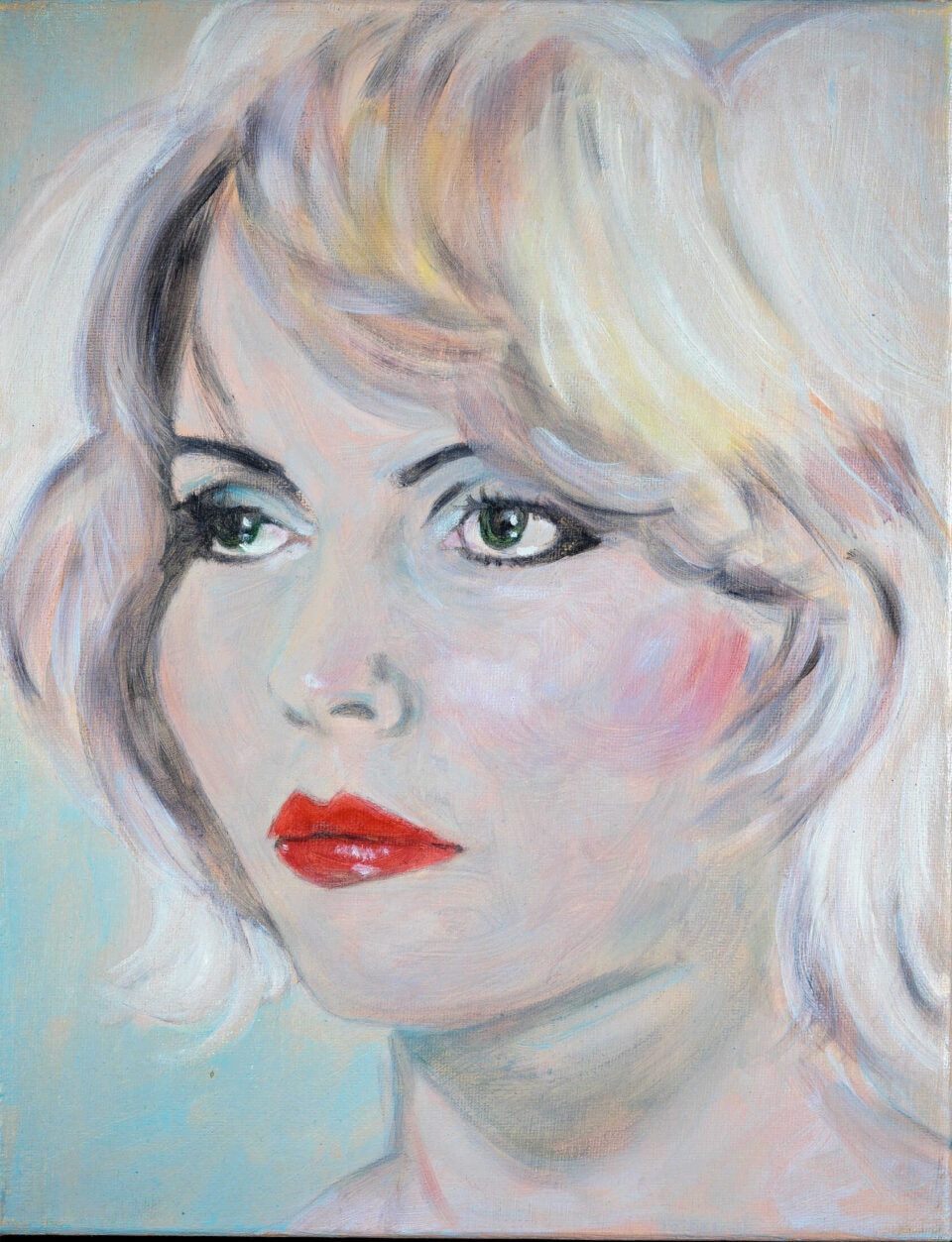 Debbie , huile sur toile, 27x35 cm, 2019